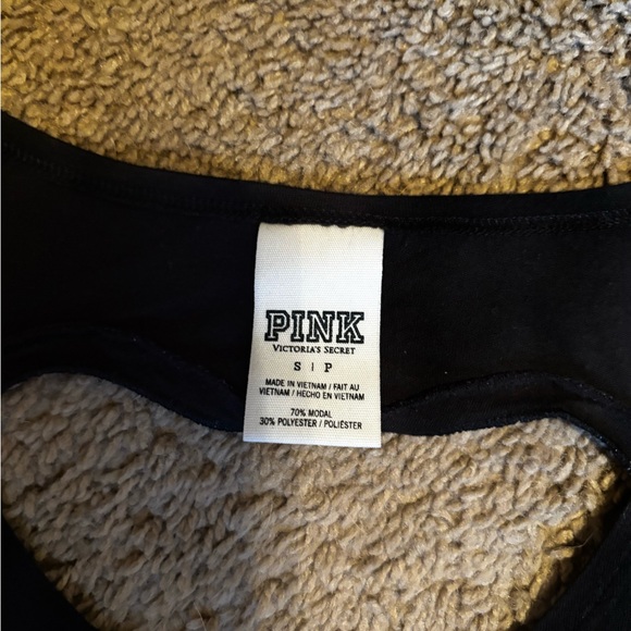 PINK Victoria's Secret Black Tank - Picture 3 of 4